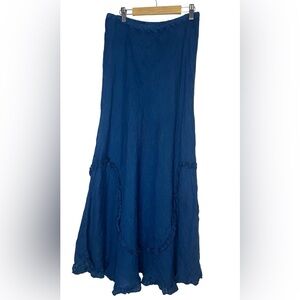 CP Shades Deep Blue Maxi Skirt